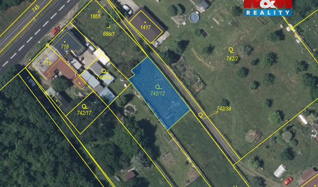Prodej zahrady 330 m², Lom – náhled fotky 5