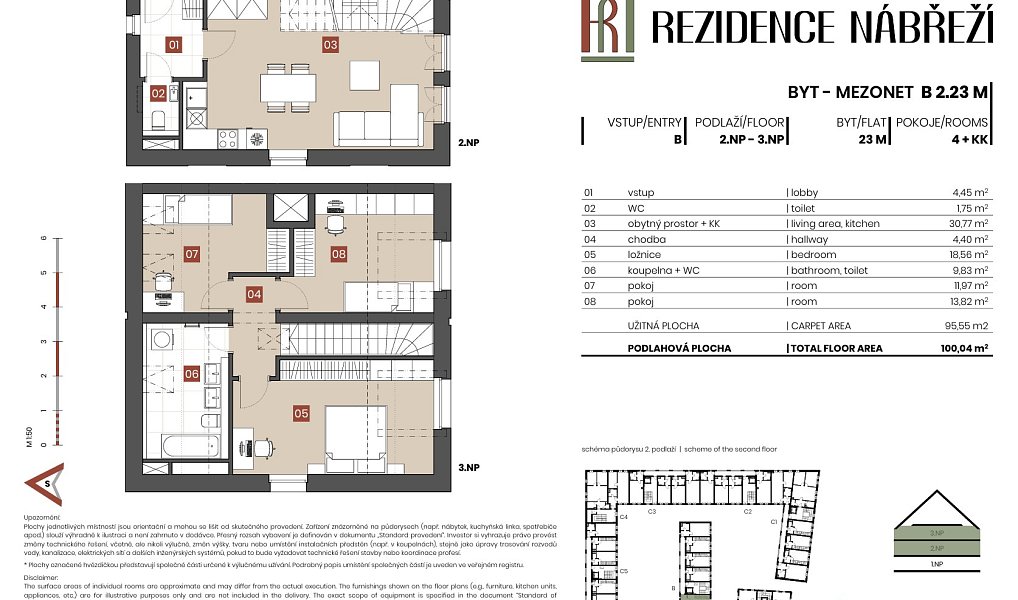 Prodej bytu 4+kk 96 m², Brandýs nad Labem-Stará Boleslav – náhled fotky 2