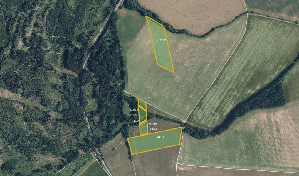 Prodej pozemku, 67810 m², Olomouc, Nová Hradečná