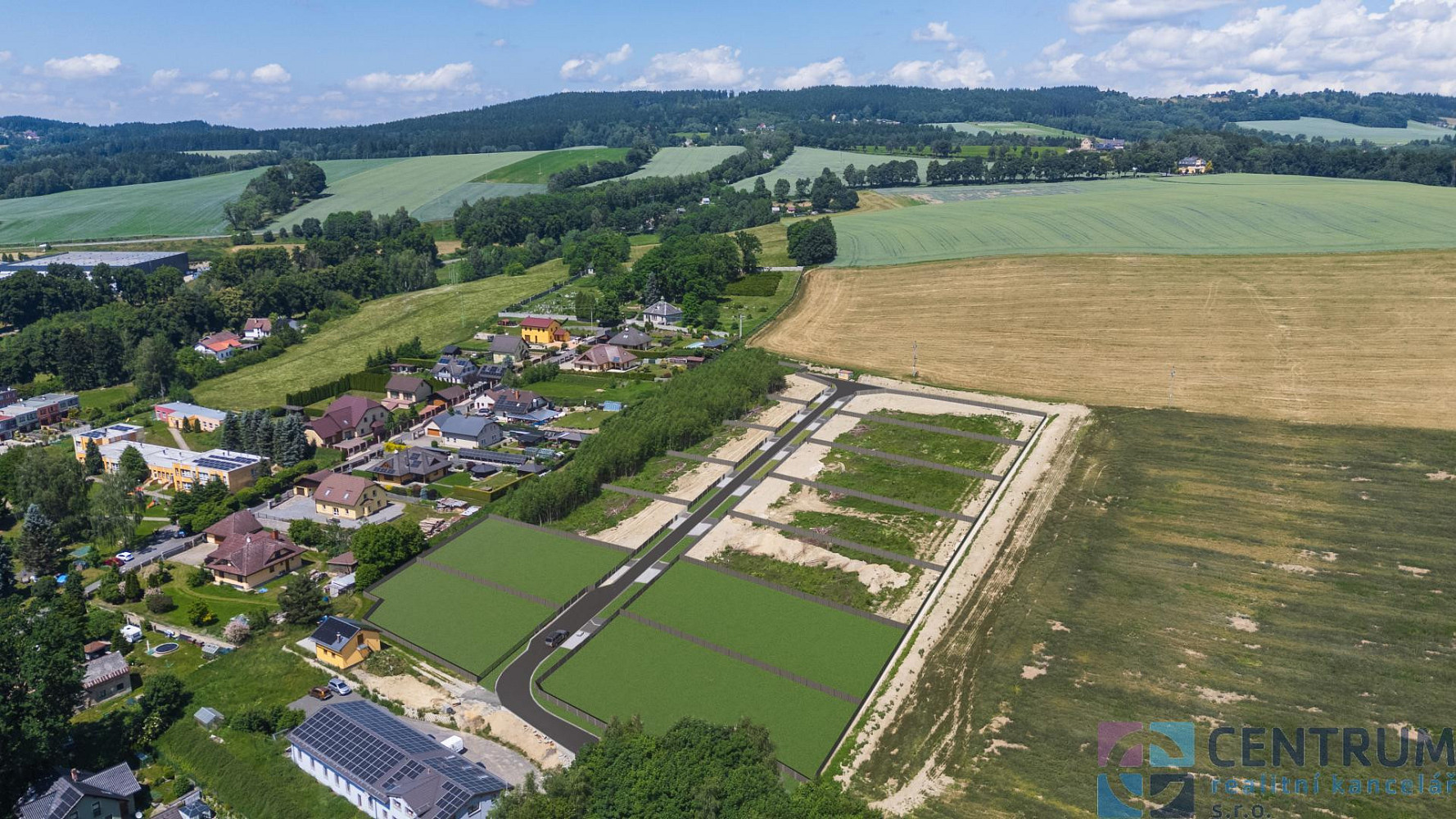 Prodej stavebního pozemku 1 023 m² – fotografie 3