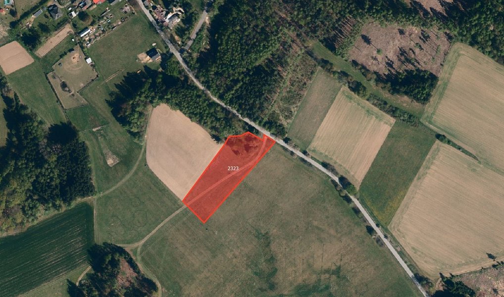 Prodej louky 6 792 m², Dudín – fotka 1 z 3