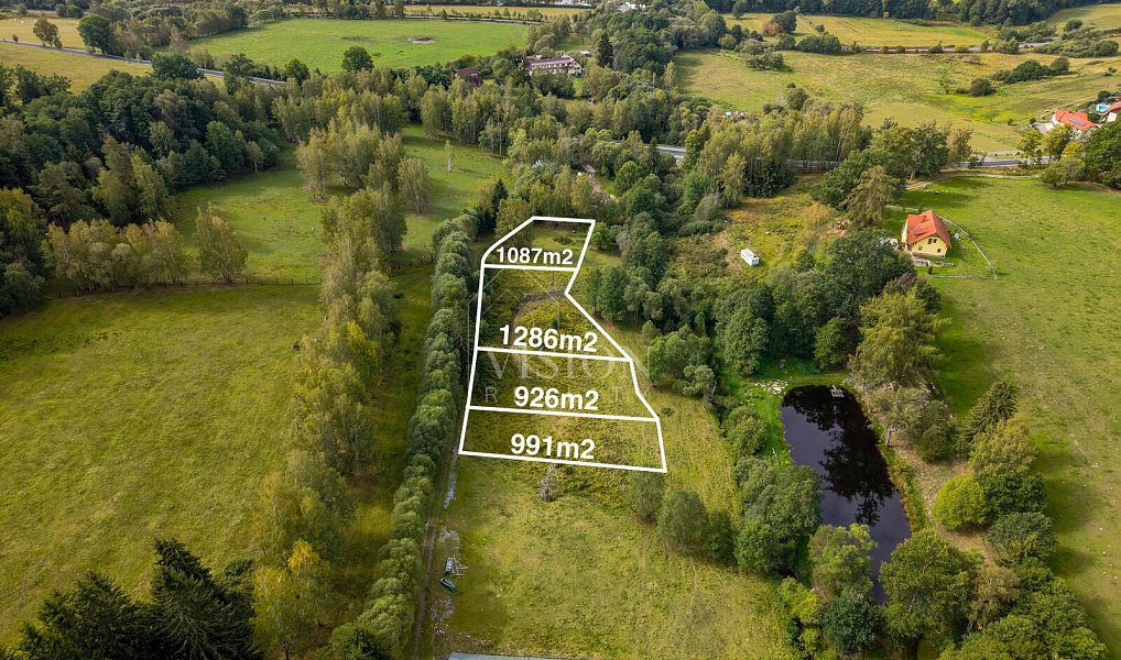 Prodej stavebního pozemku 1 286 m², Horní Planá – náhled fotky 3