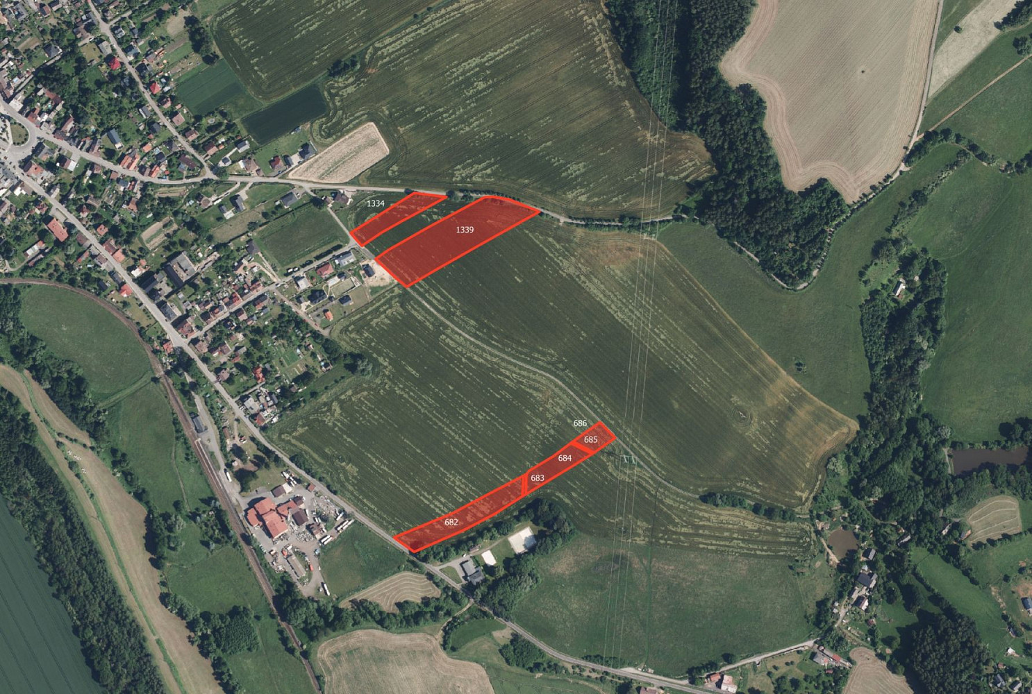 Prodej pole 22 671 m²