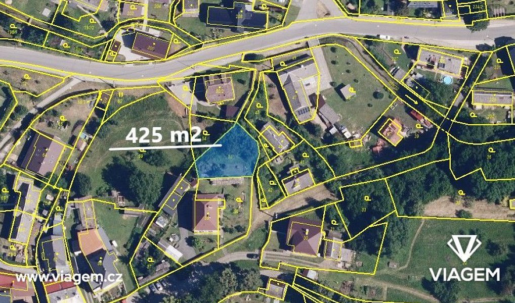 Prodej stavebního pozemku 425 m², Nová Hradečná – fotka 1 z 5