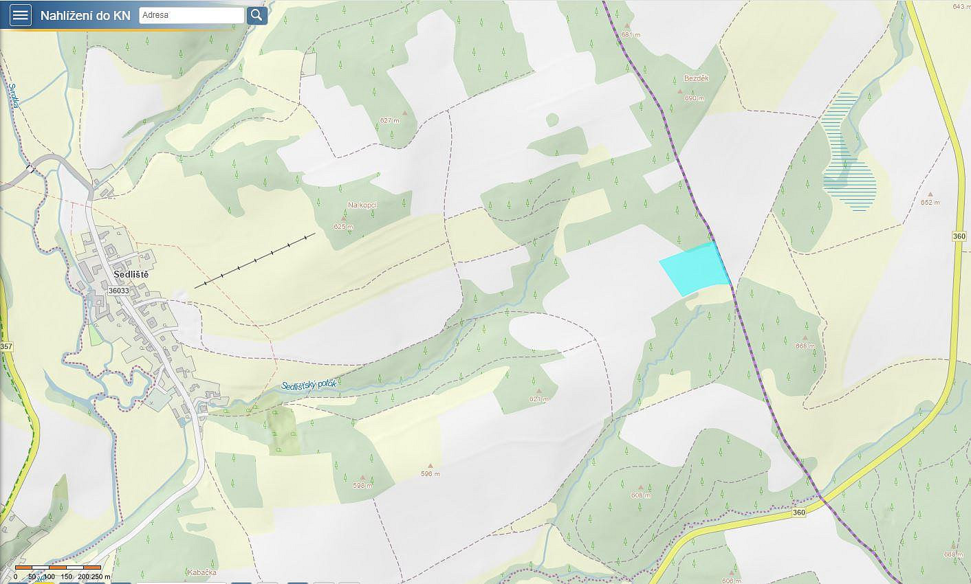 Prodej pole 18 853 m²