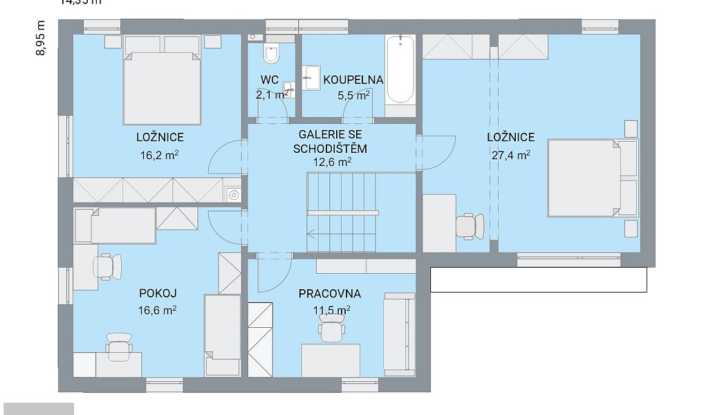 Prodej domu 181 m² s pozemkem 1 000 m², Káraný – náhled fotky 6
