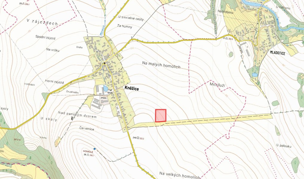 Prodej pole 10 659 m², Kněžice – náhled fotky 2