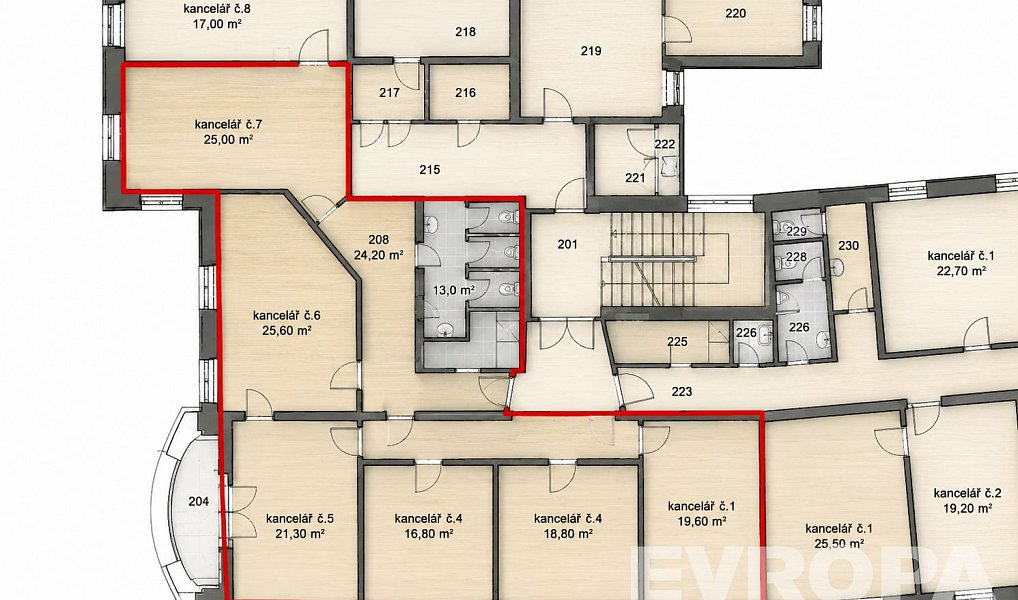 Pronájem kanceláře 160 m², Vrchlabí – náhled fotky 13