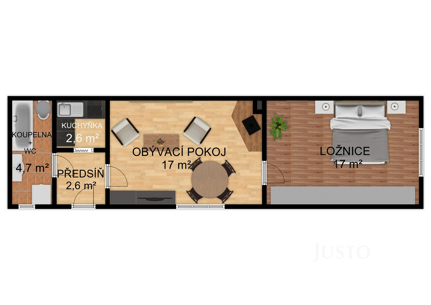 Prodej domu 61 m² s pozemkem 512 m² – fotografie 3