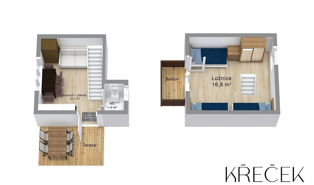 Prodej chaty/chalupy 35 m² s pozemkem 689 m², Mohelno – náhled fotky 13