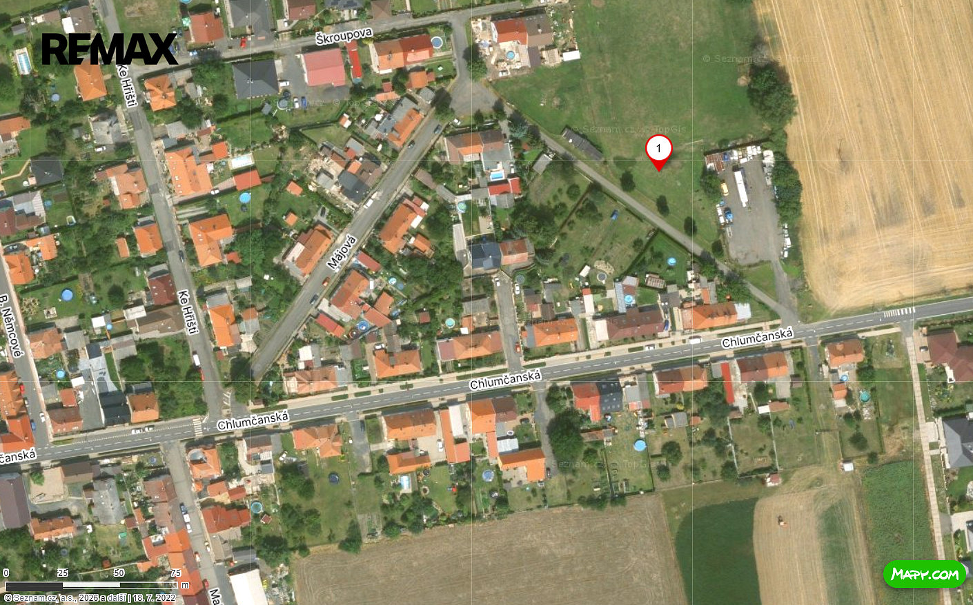 Prodej stavebního pozemku 1 172 m² – pohled 5