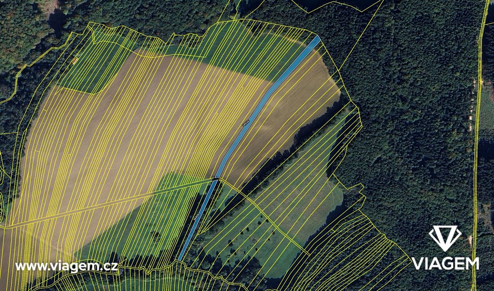 Prodej pole 4 671 m², Strání – náhled fotky 4