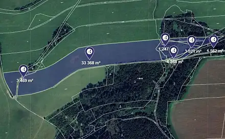 Prodej pole 74 385 m², Kružberk, okres Opava