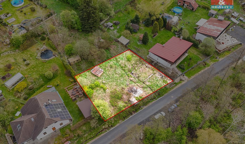 Prodej stavebního pozemku 671 m², Kraslice – náhled fotky 3