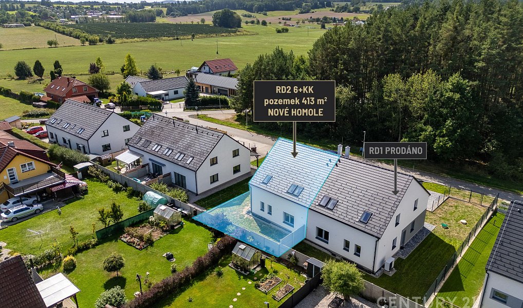 Prodej domu 161 m² s pozemkem 413 m², Homole – náhled fotky 2