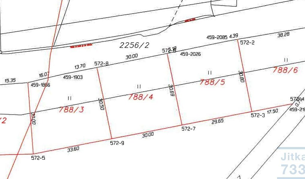 Prodej stavebního pozemku 927 m², Sosnová – náhled fotky 3