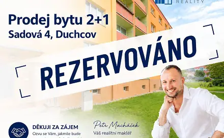 Prodej bytu 2+1 52 m², Sadová, Duchcov, okres Teplice