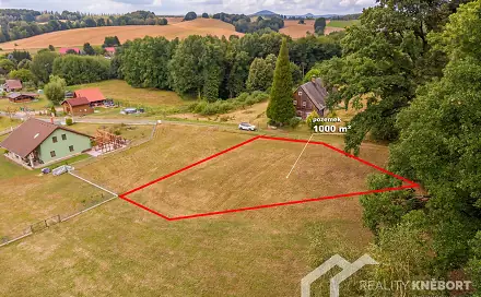 Prodej stavebního pozemku 1 000 m², Dubnice, okres Česká Lípa