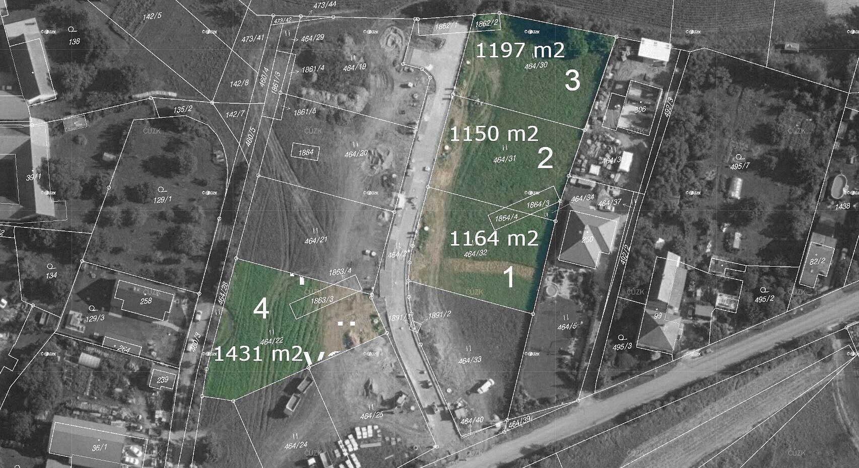 Prodej stavebního pozemku 1 150 m²