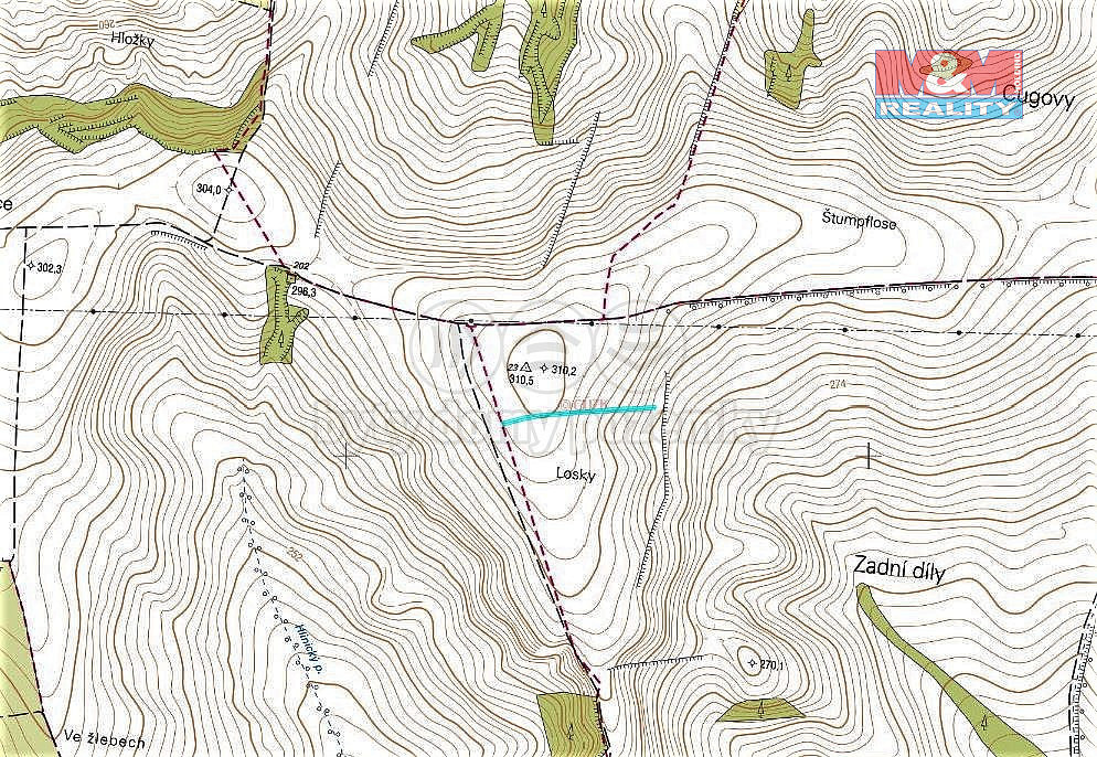 Prodej pole 2 503 m² – fotografie 3