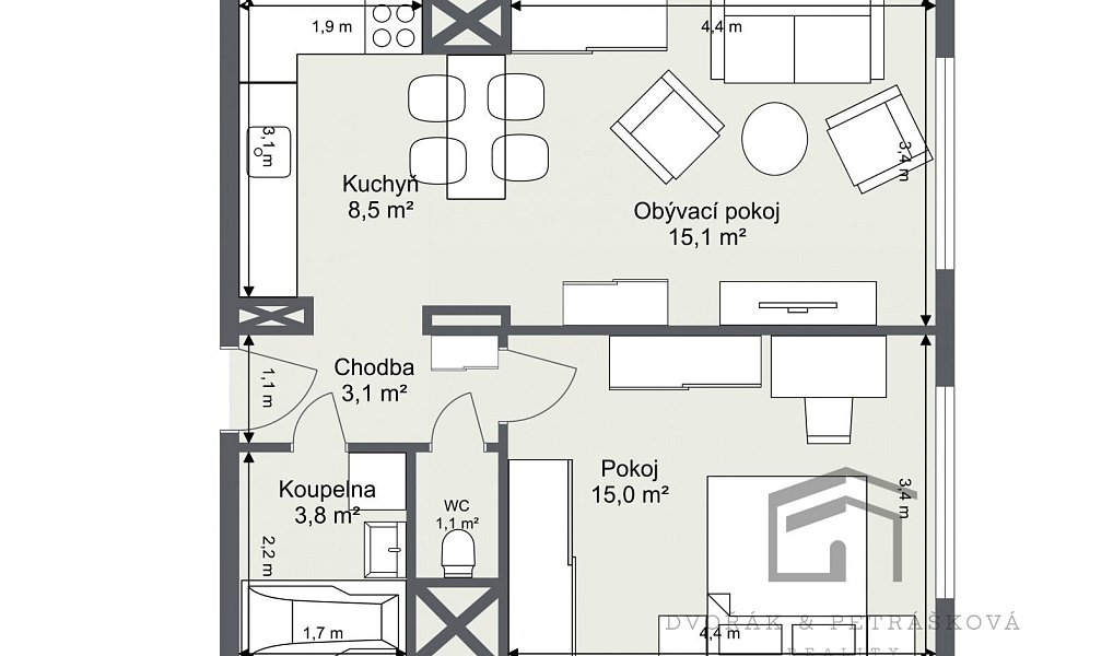 Prodej bytu 2+kk 52 m², Praha – náhled fotky 26