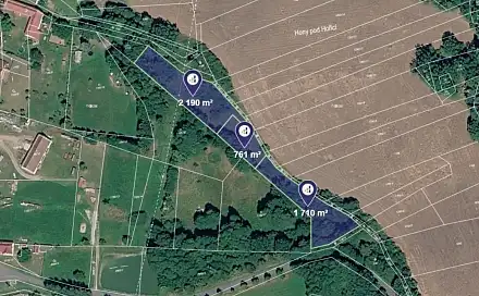 Prodej louky 4 661 m², Slatina, okres Klatovy