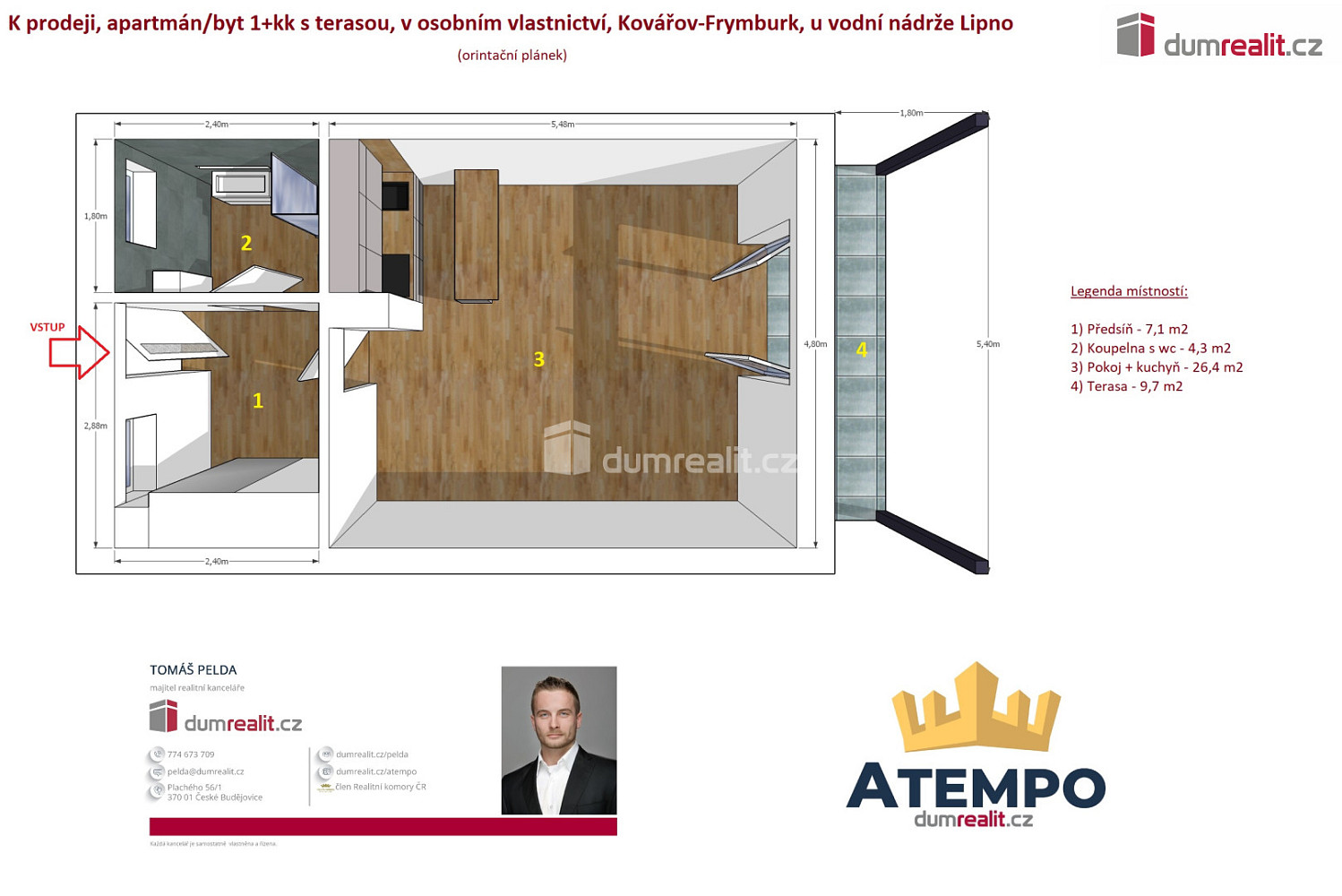 Prodej bytu 1+kk 47 m² — photo 5