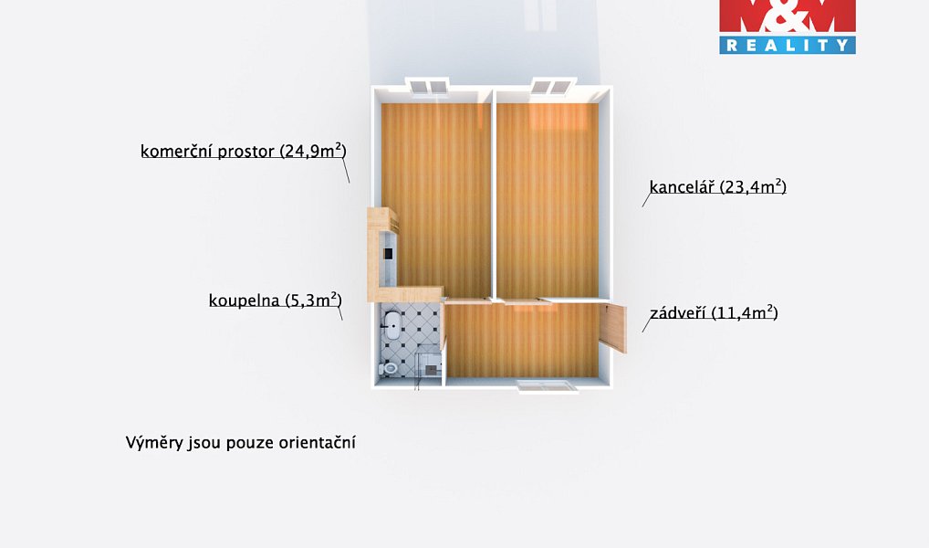 Pronájem kanceláře 56 m², Dobřany – náhled fotky 6