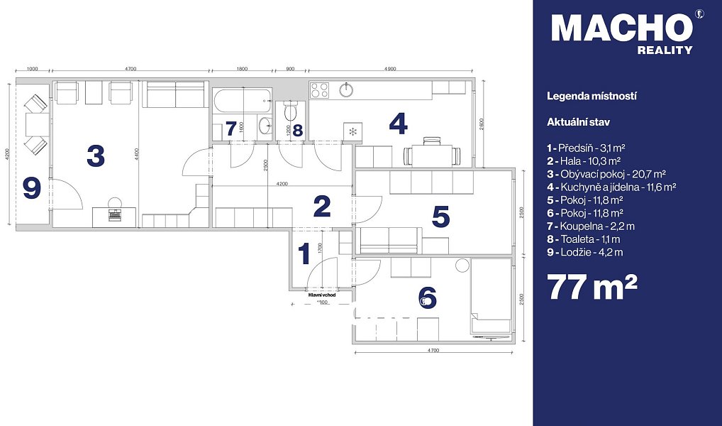 Prodej bytu 3+1 77 m², Praha – náhled fotky 19