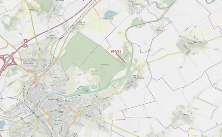 Dražba lesa 1 322 m², Grymov