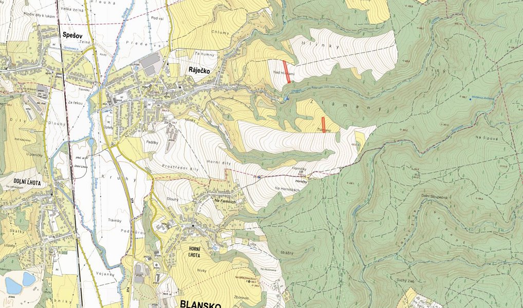 Prodej pole 4 772 m², Ráječko – náhled fotky 2