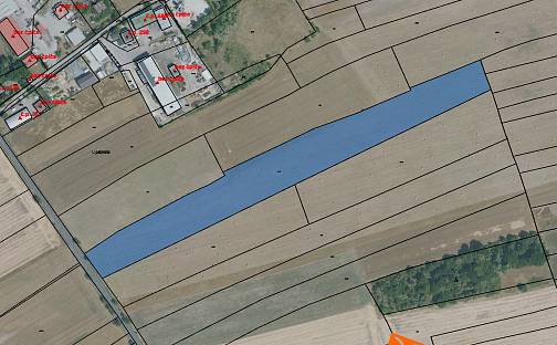 Prodej pole 401 m², Záryby, okres Praha-východ