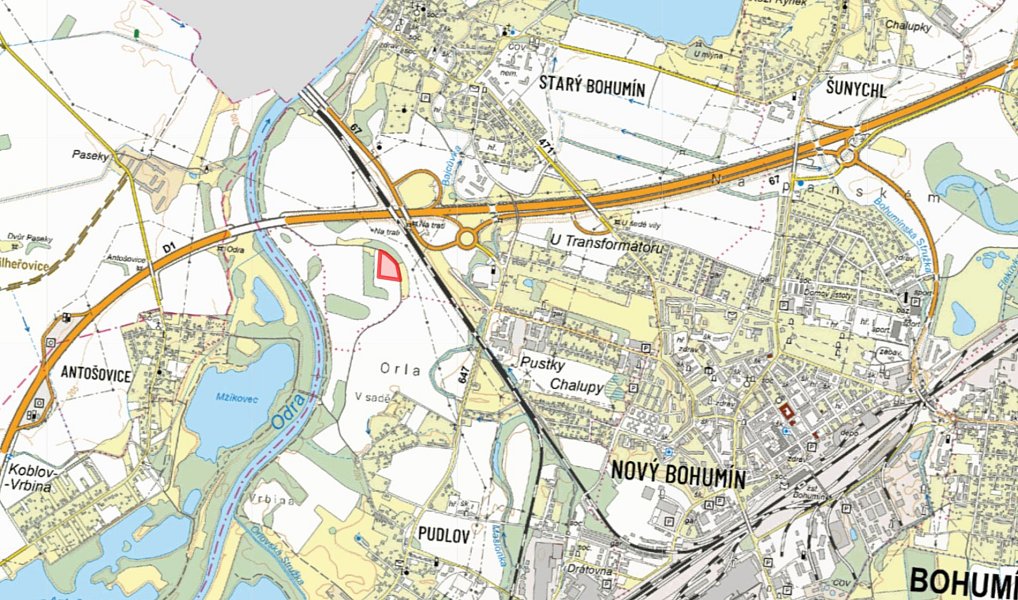 Prodej pole 5 282 m², Bohumín – náhled fotky 2