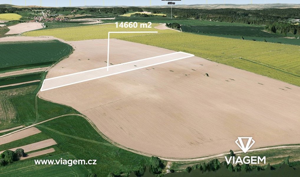 Prodej pole 2 932 m², Křižanov – náhled fotky 3