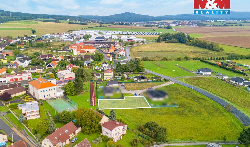 Prodej stavebního pozemku 1 080 m², Osek – náhled fotky 9