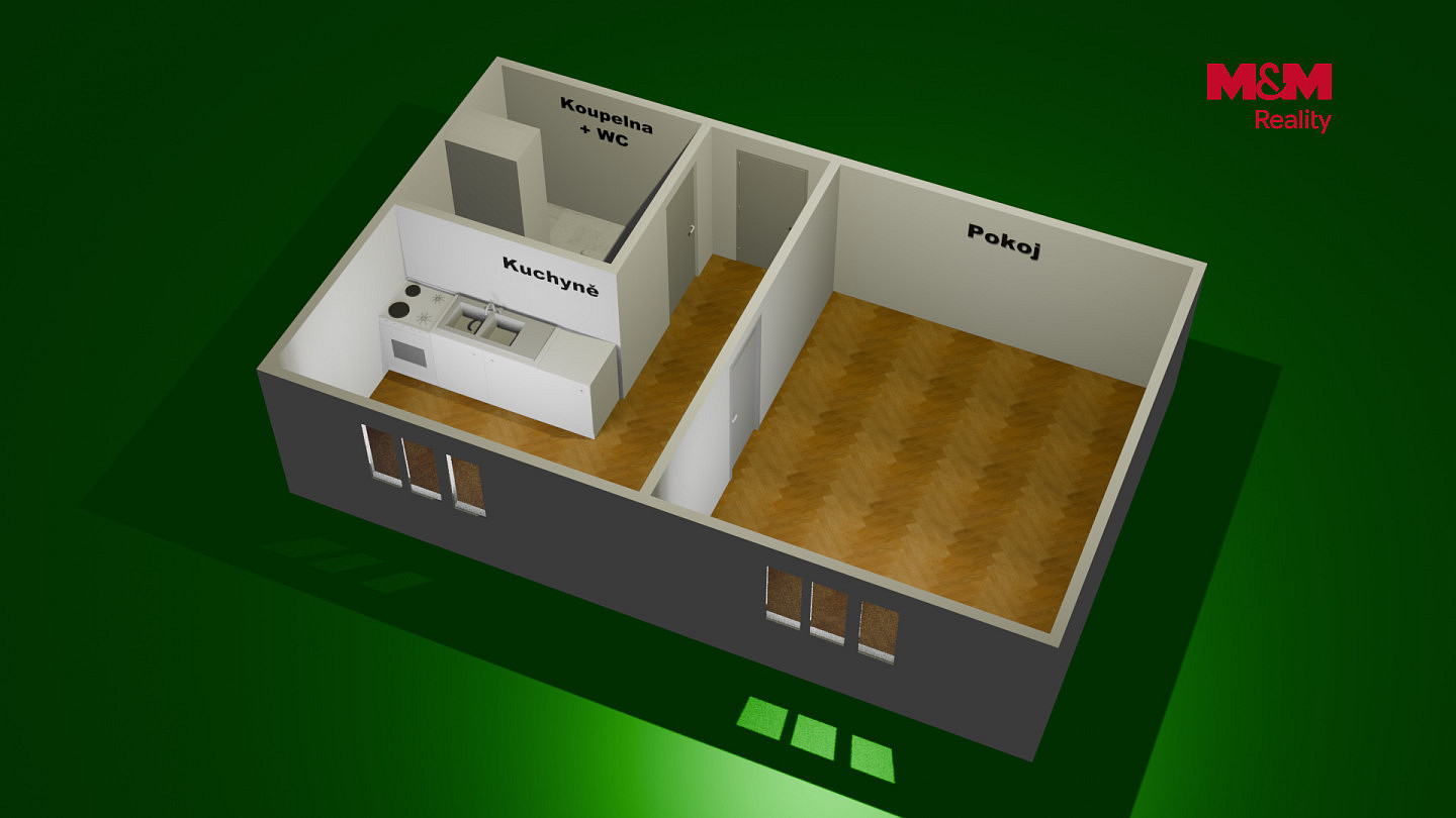 Prodej bytu 1+1 36 m² — photo 3