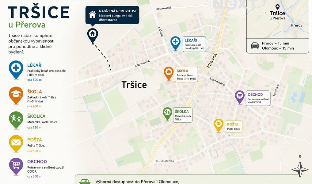 Prodej domu 115 m² s pozemkem 1 057 m², Tršice – náhled fotky 10