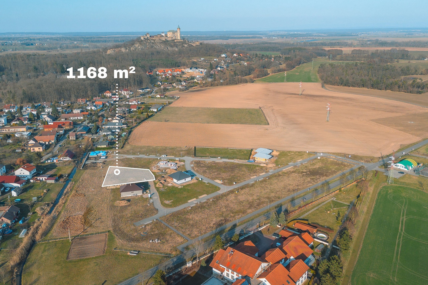Prodej stavebního pozemku 1 168 m² — photo 3