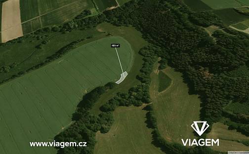 Prodej pole 480 m², Šebířov, okres Tábor