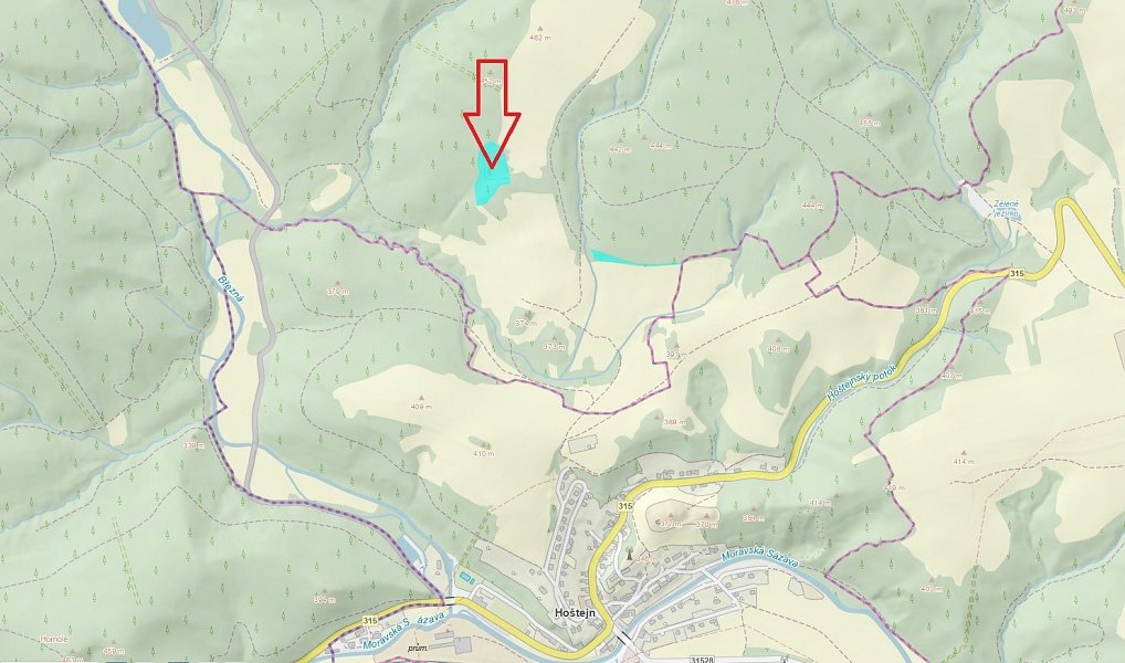 Prodej lesa 11 901 m², Drozdov – náhled fotky 4
