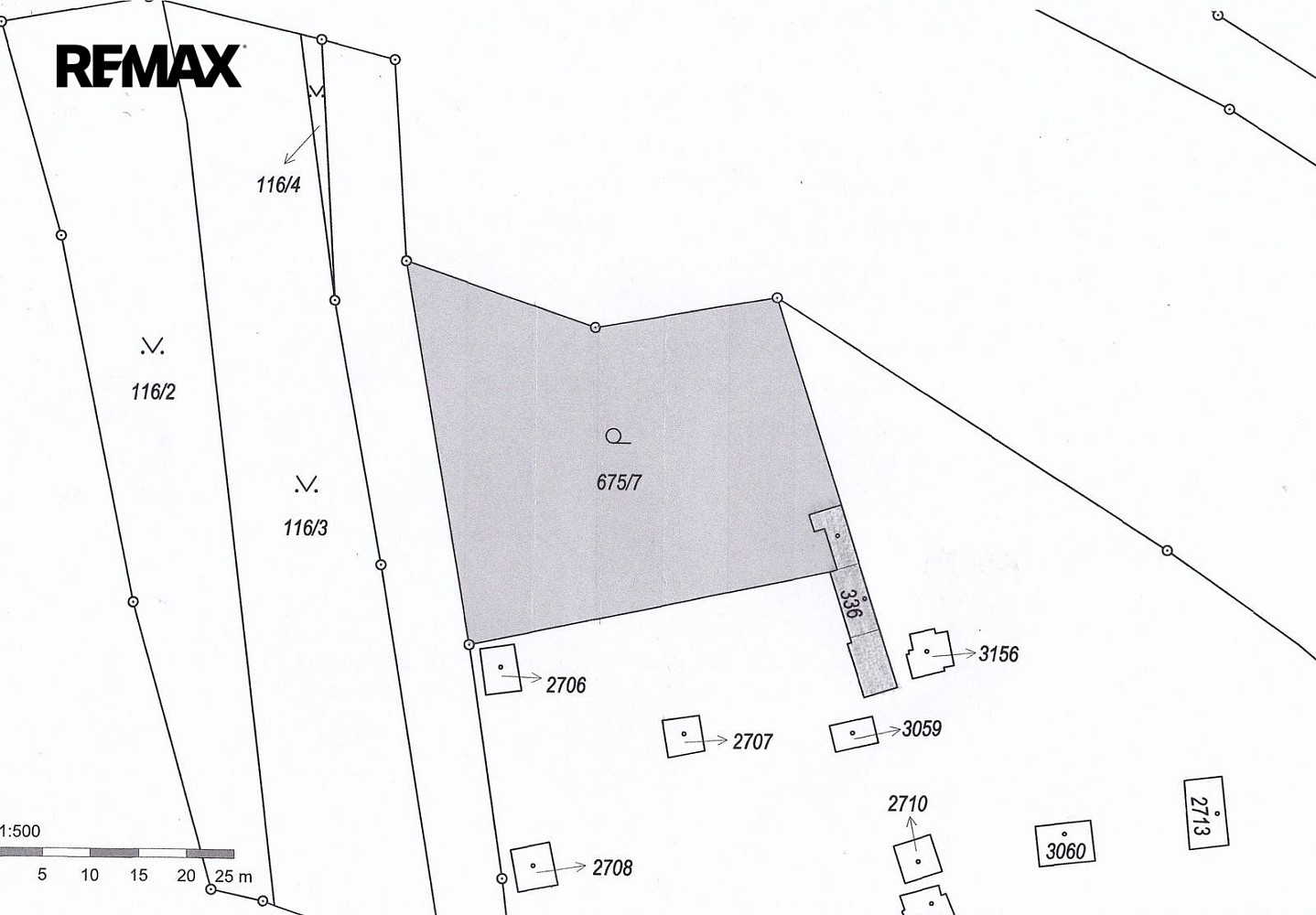 Prodej stavebního pozemku 1 311 m²