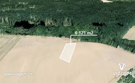 Prodej pole 3 060 m², Tučapy, okres Tábor