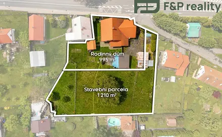 Prodej stavebního pozemku 1 210 m², Čáslavská, Seč, okres Chrudim