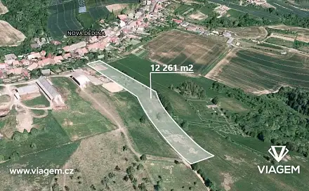 Prodej pole 1 528 m², Nová Dědina, okres Kroměříž