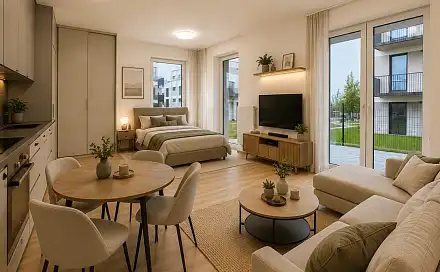 Prodej bytu 1+kk 38 m², Dobřany, okres Plzeň-Jih