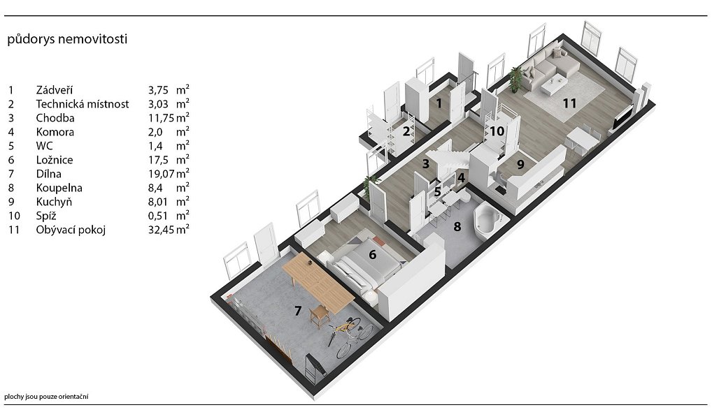 Prodej domu 205 m² s pozemkem 368 m², Třebnouševes – náhled fotky 26
