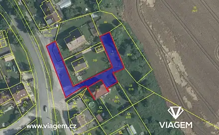 Prodej zahrady 219 m², Cheb