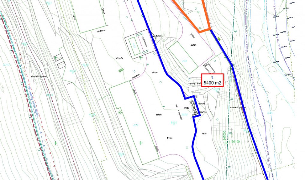 Prodej stavebního pozemku 5 400 m², Hamry – náhled fotky 3