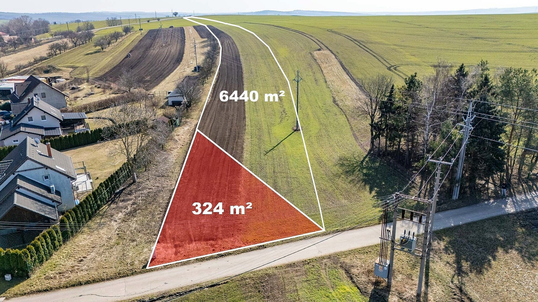 Prodej stavebního pozemku 6 764 m²