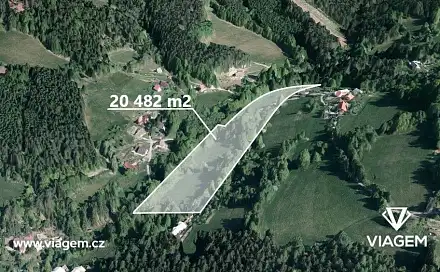 Prodej pole 2 048 m², Valašská Bystřice, okres Vsetín